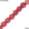 Jade Faceted Round Beads 4mm