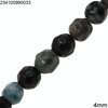 Jade Faceted Round Beads 4mm