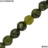 Jade Faceted Round Beads 4mm