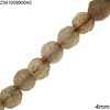 Jade Faceted Round Beads 4mm
