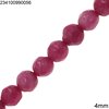 Jade Faceted Round Beads 4mm