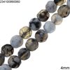 Jade Faceted Round Beads 4mm