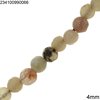 Jade Faceted Round Beads 4mm