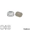 Octagon 10x8mm MAXIMA Crystal , Preciosa 