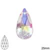 Almond Crystal 25mm, Crystal AB