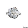 Shell Box Clasp Single-stranded Flower 24mm