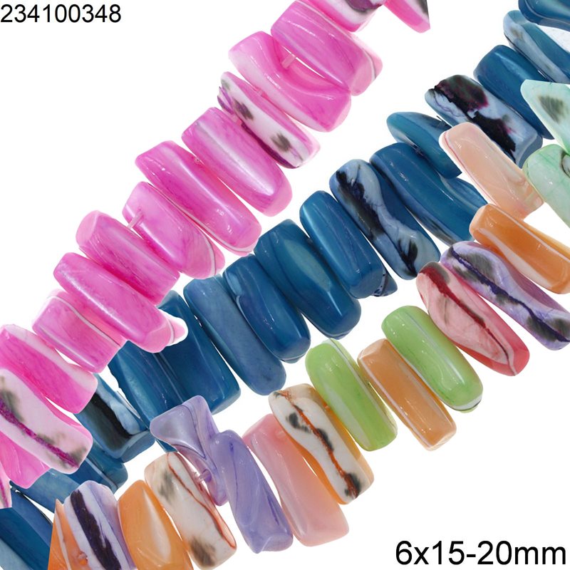 Shell Chips Beads 10-12mm