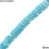 Shell Disk Beads 6mm