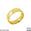 Stainless Steel Bold Ring 6mm