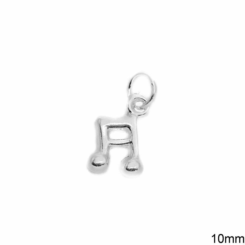 Silver 925 Pendant Note 10mm