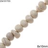 Howlite Chips Beads 8x10mm