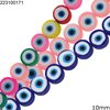 Polymer Clay Evil Eye Beads 10mm