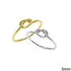 Silver  925 Ring Knot 5mm
