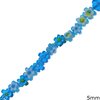 Millefiori Glass Flower Beads 5mm