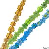 Millefiori Glass Flower Beads 5mm