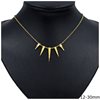 Metallic Necklace with Rays 12-30mm