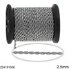 Stainless Steel Rope Chain 2.5mm