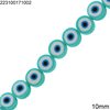 Polymer Clay Evil Eye Beads 10mm