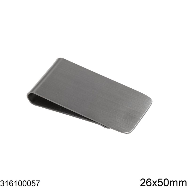 Stainless Steel Money Clip 26x50mm 