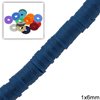 Rubber Rondelle Beads 1x6mm