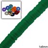 Rubber Rondelle Beads 1x6mm