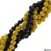 Glass Faceted Round Bead 6mm