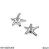 Silver 925 Bead Starfish 6-12mm