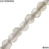 Jade Faceted Round Beads 4mm