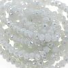 Faceted Rondelle Crystal Beads 4x6mm