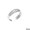 Silver 925  Toe Ring 2-5mm