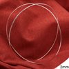 Silver 925 Loustre Wedding Crowns Round Wire 2mm 