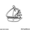 2024 New Years Lucky Charm Ship 29.5x28mm