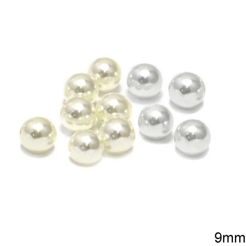 Plastic Pearl Without Hole A 9mm