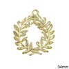 Casting Pendant Wreath 34mm