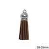 Suede Tassels with Cap 30-35mm