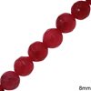 Jade Faceted Round Beads 8mm