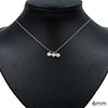Silver 925 Necklace Star, Heart and Daisy with Zircon 6mm