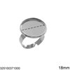 Stainless Steel Ring Base with Round Cup 18-20mm