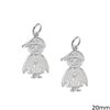 Silver 925 Pendant Child with Hat 20mm