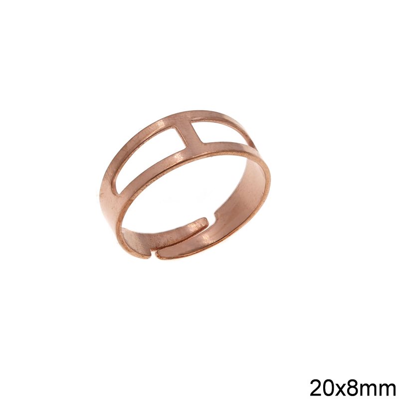 Iron Ring Base Open Ended 20x8mm