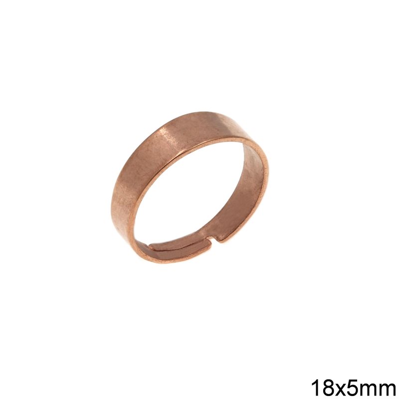 Iron Ring Base Open Ended 18x5mm