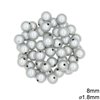 Plastic Illusion Miracle Round Beads 8mm with 1.8mm hole