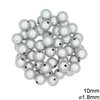 Plastic Illusion Miracle Round Beads 10mm with 1.8mm hole