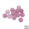 Glass Bead 12mm with 2mm Hole